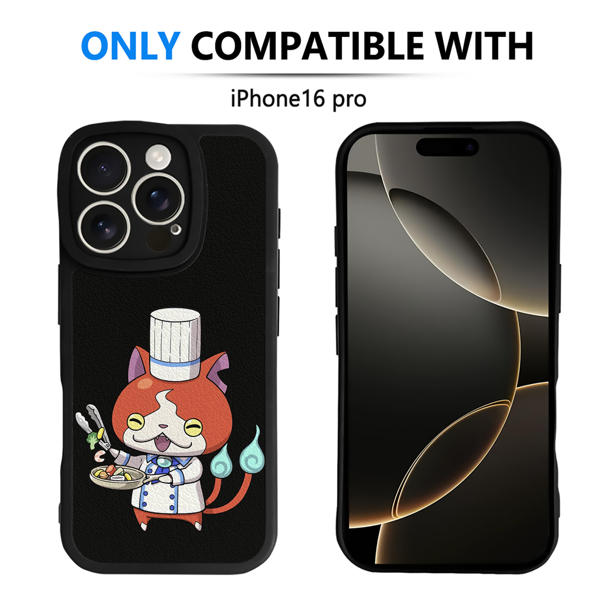 （画像用） 妖怪ウォッチ Yo-kai Watch 【iPhone 16シリーズ対応】シリコンスマホケース（レザー調） 材質：シリコン